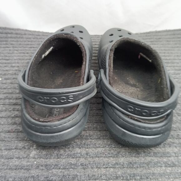 Crocs Classic Adult Unisex Lined Clog Sandal Black - Picture 6 of 6